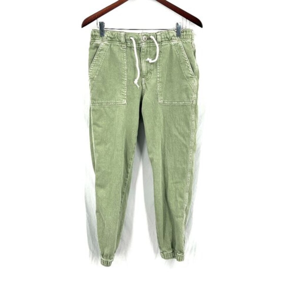 American Eagle AEO high rise‎ waist jogger style jeans mom comfy elastic waist 4